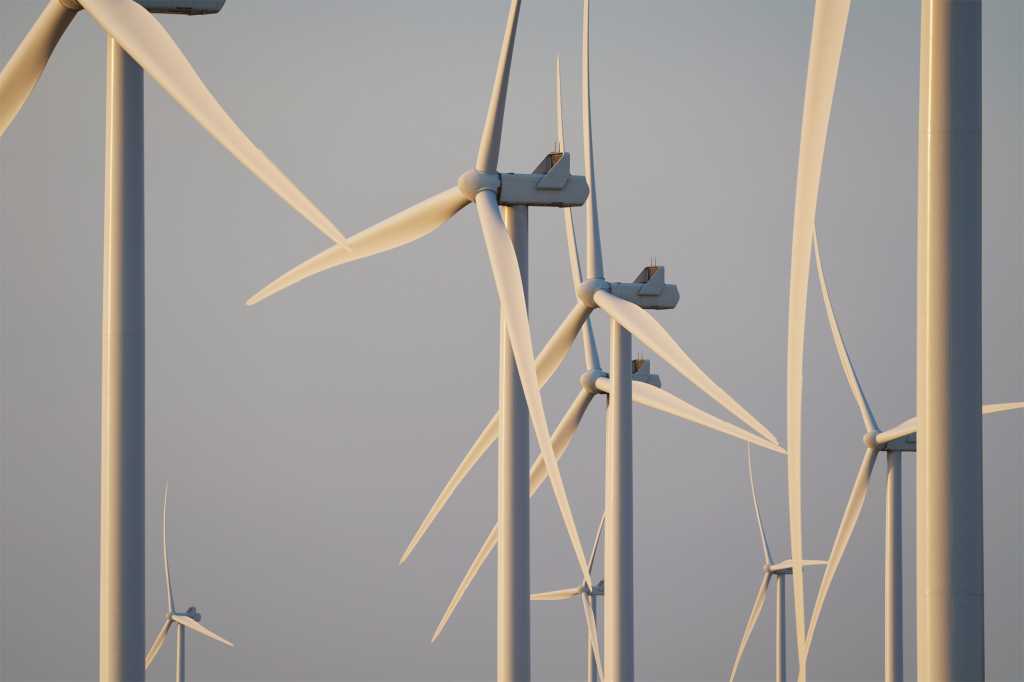 A wind farm sponsored by Apple