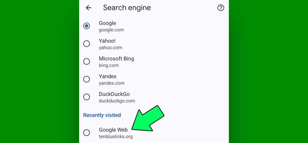 Google Gemini web search - Android