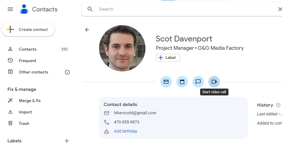 google workspace 01 contacts profile card