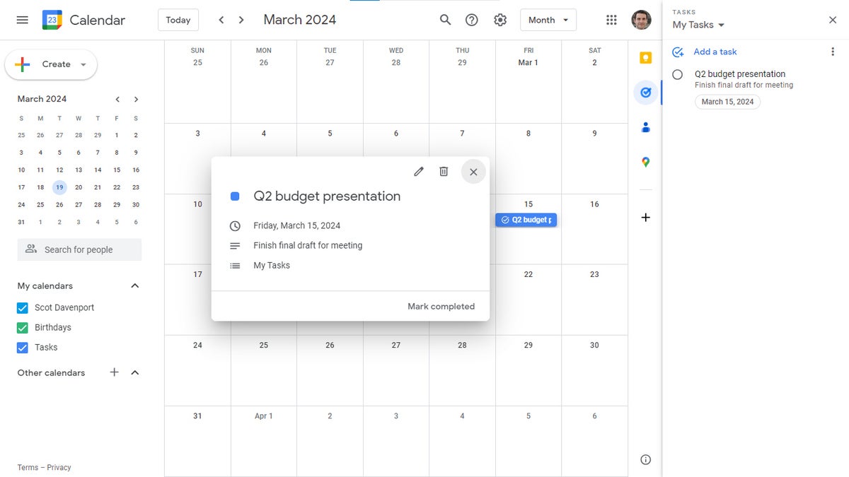 google workspace 03 calendar tasks integration