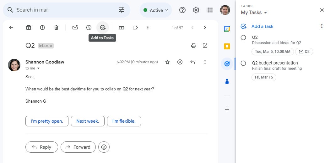 google workspace 07 gmail add to tasks